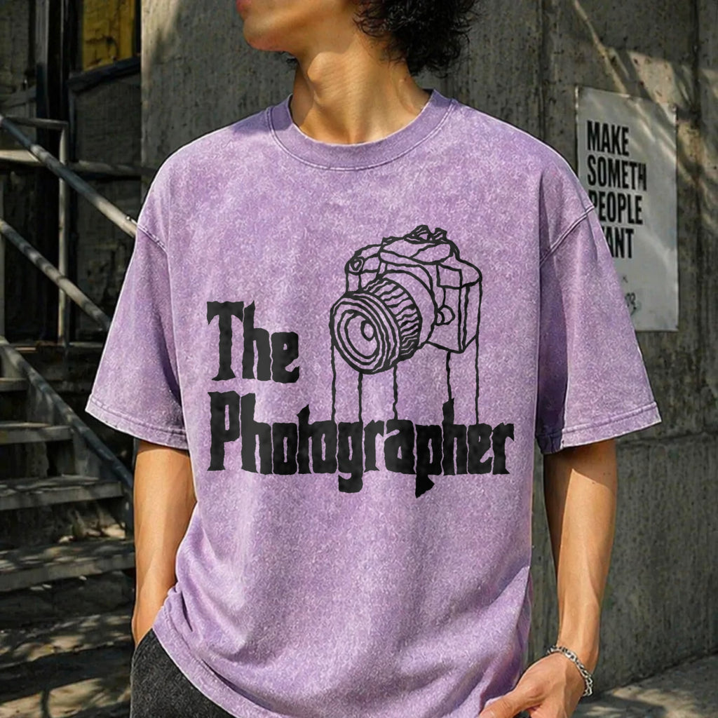 Photographer Element Vintage Washed T-Shirt product image 13