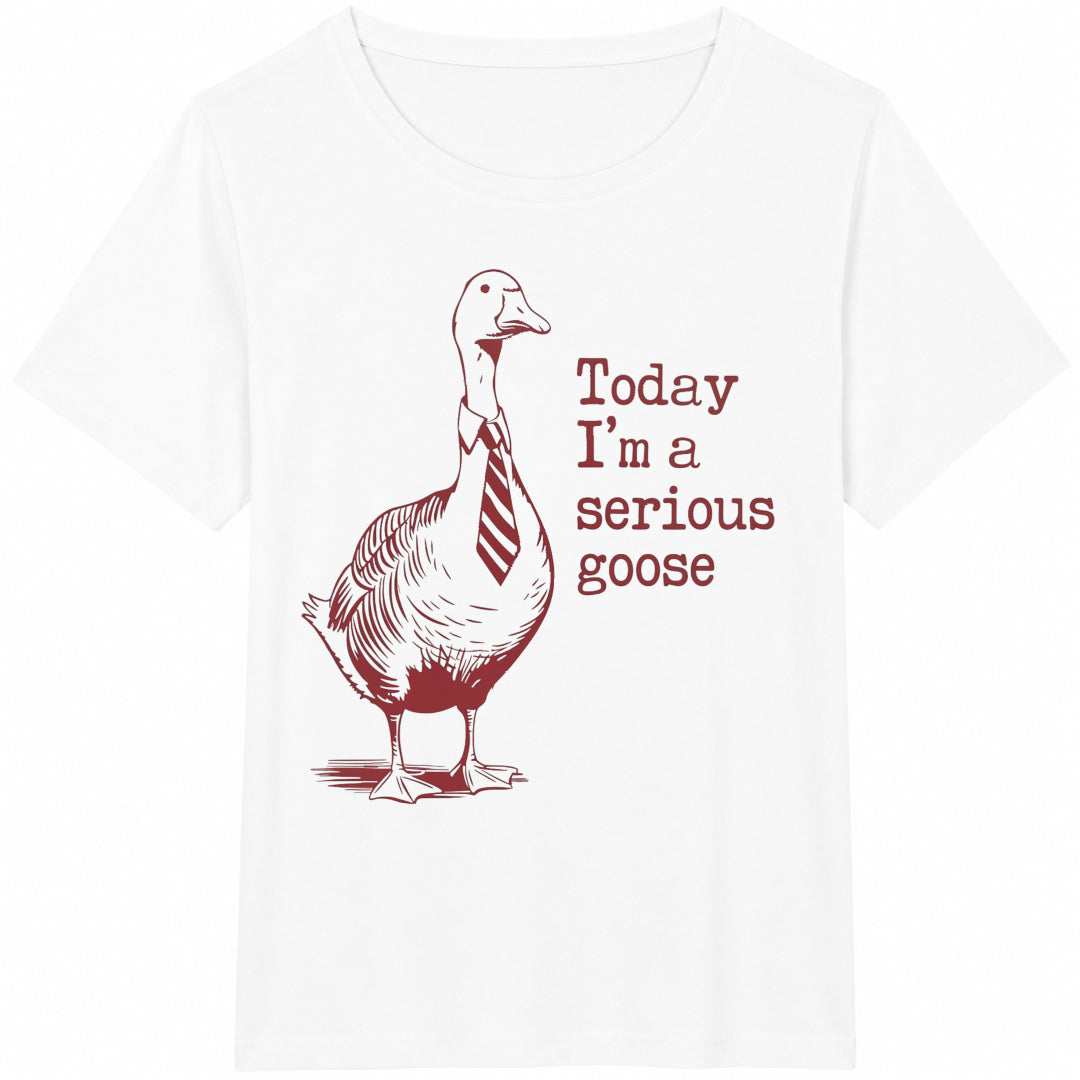 Today I'm A Serious Goose Cotton T-Shirt product image 2