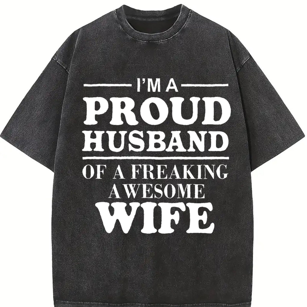 Funny Daughter Wife Slogan Vintage Washed T-Shirt product image 2