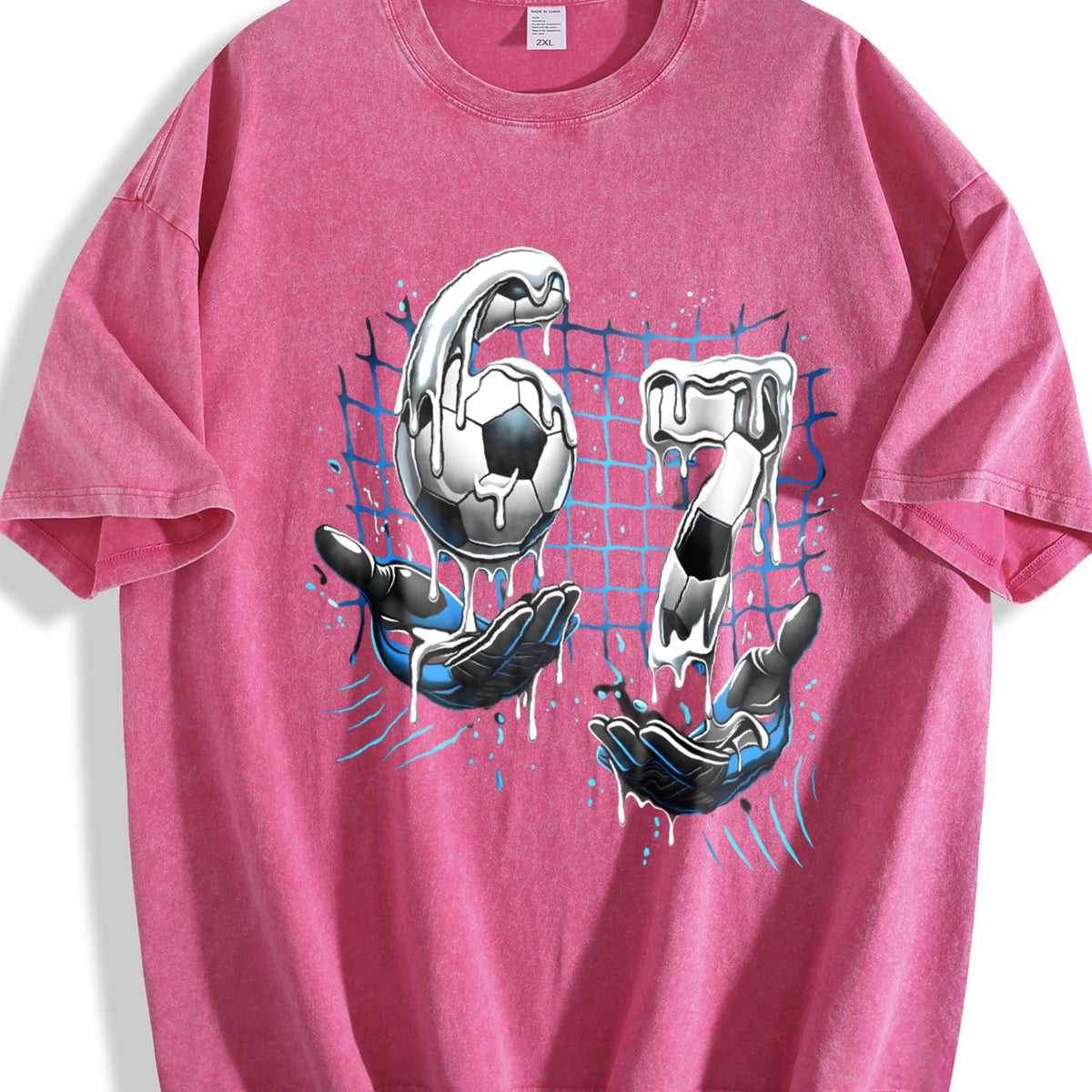 Global Soccer Fan Vintage Washed T-Shirt product image 7