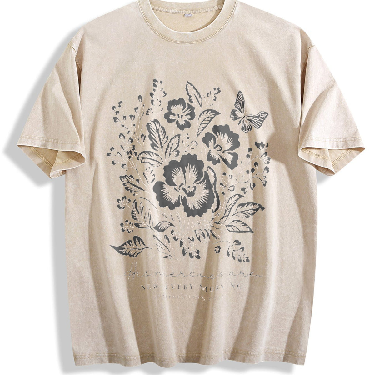 His Mercies Are New Every Morning Vintage Washed T-Shirt product image 1