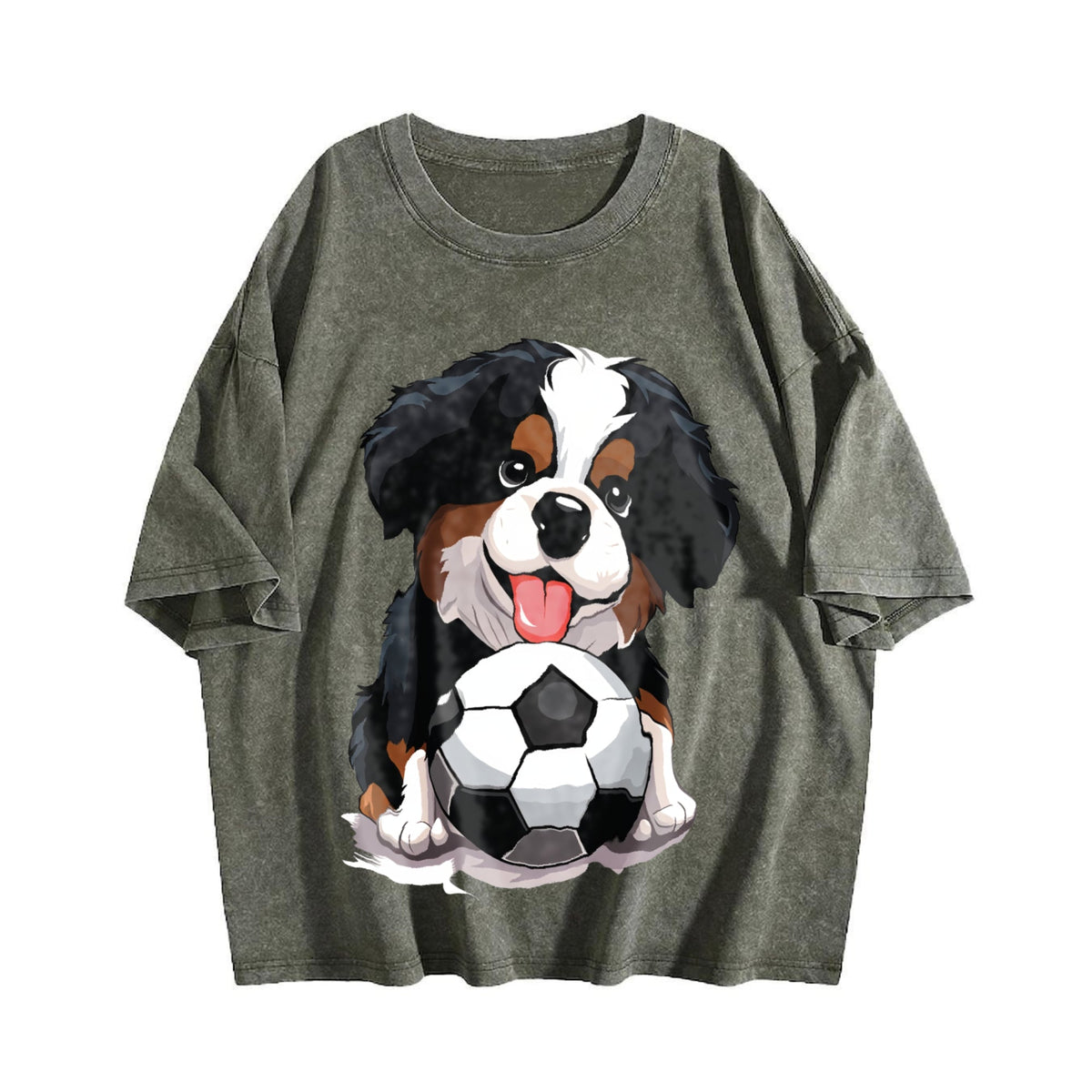 Global Soccer Fan Vintage Washed T-Shirt product image 4
