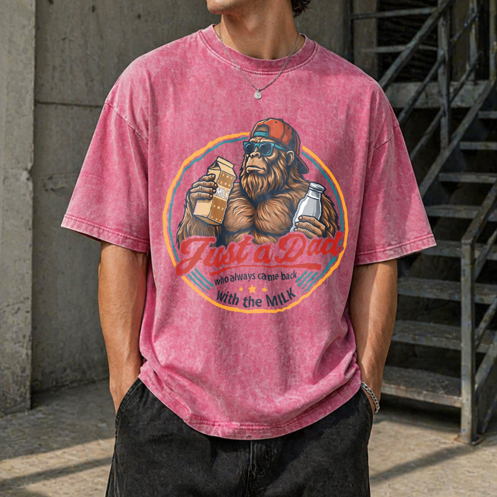 Funny Fathers Day Vintage Washed T-Shirt product image 7