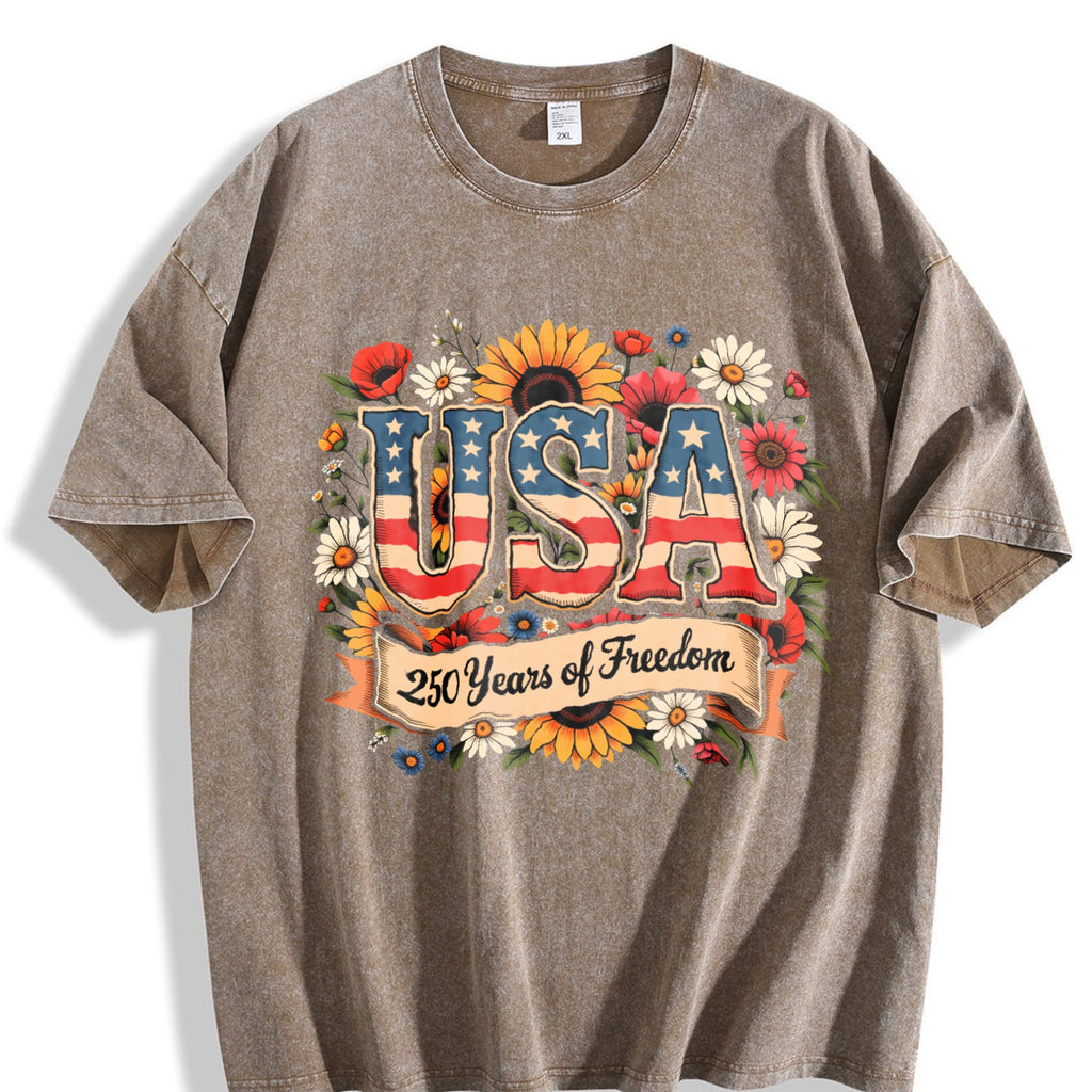 4th Of July Patriotic : USA 250th Anniversary Flag Vintage product image 3