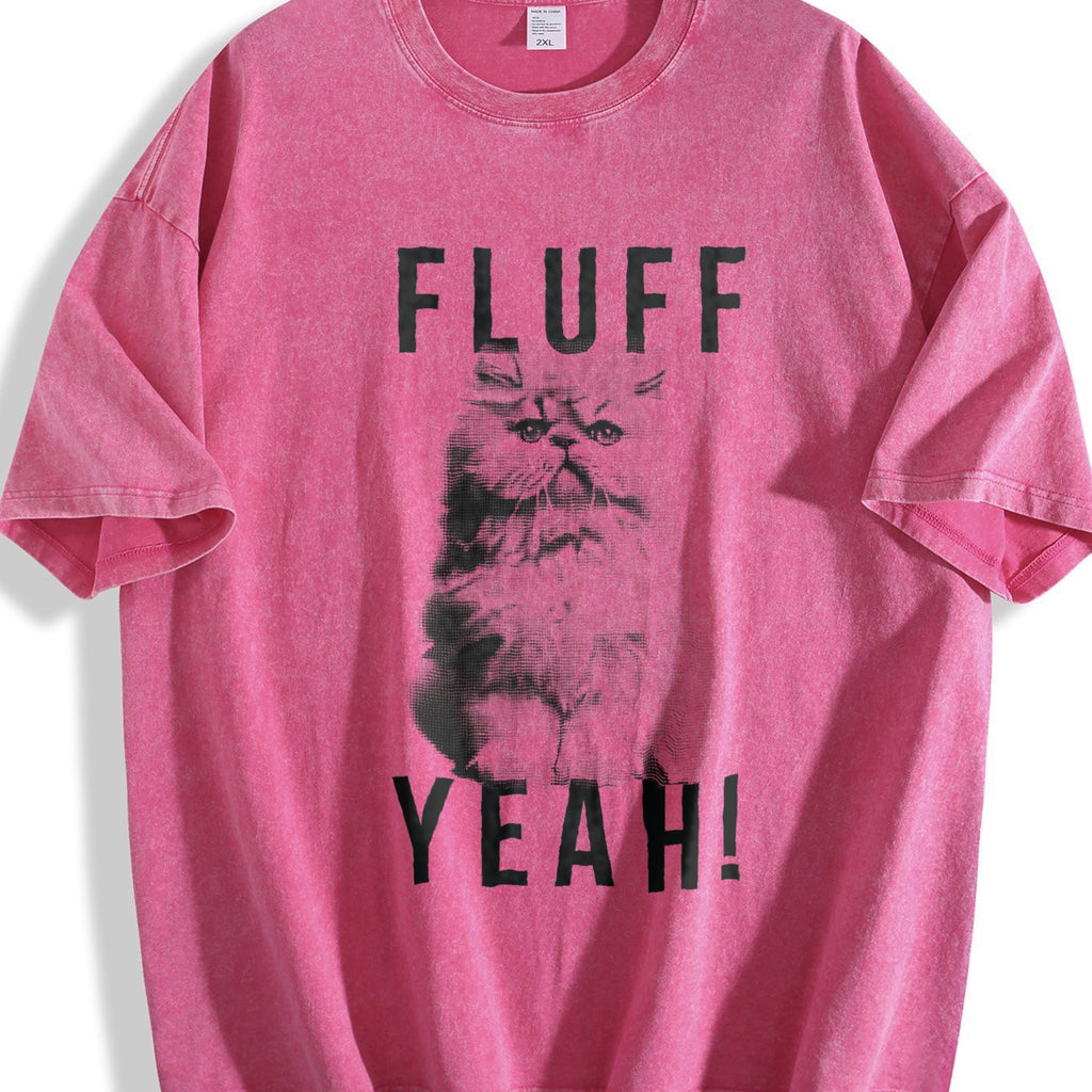Fluff Yeah Funny Kitty Cat Animal Lover For Ladies Vintage product image 7