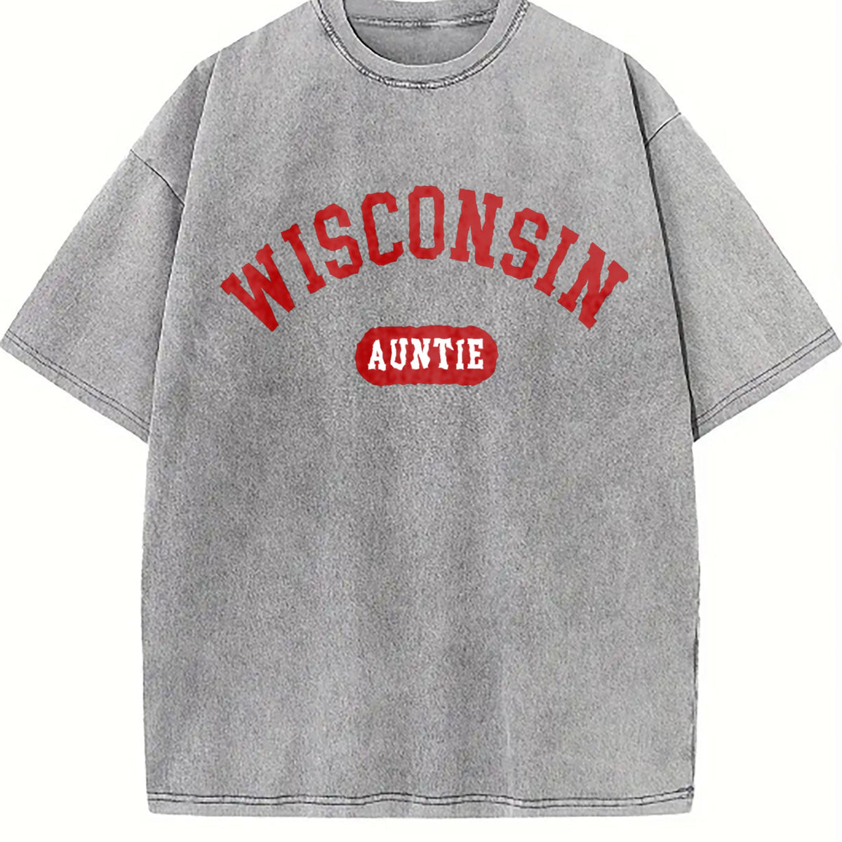 Wisconsin Auntie Vintage Washed T-Shirt product image 5