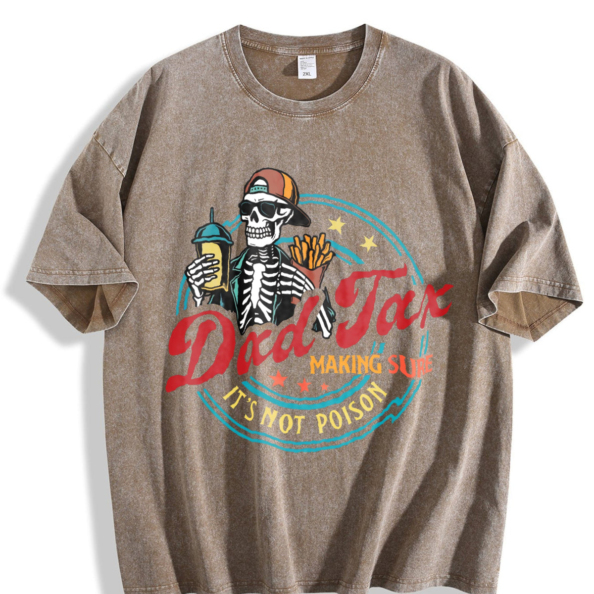 Dad Tax Making Sure It's Not Poison Fathers Day Vintage product image 3