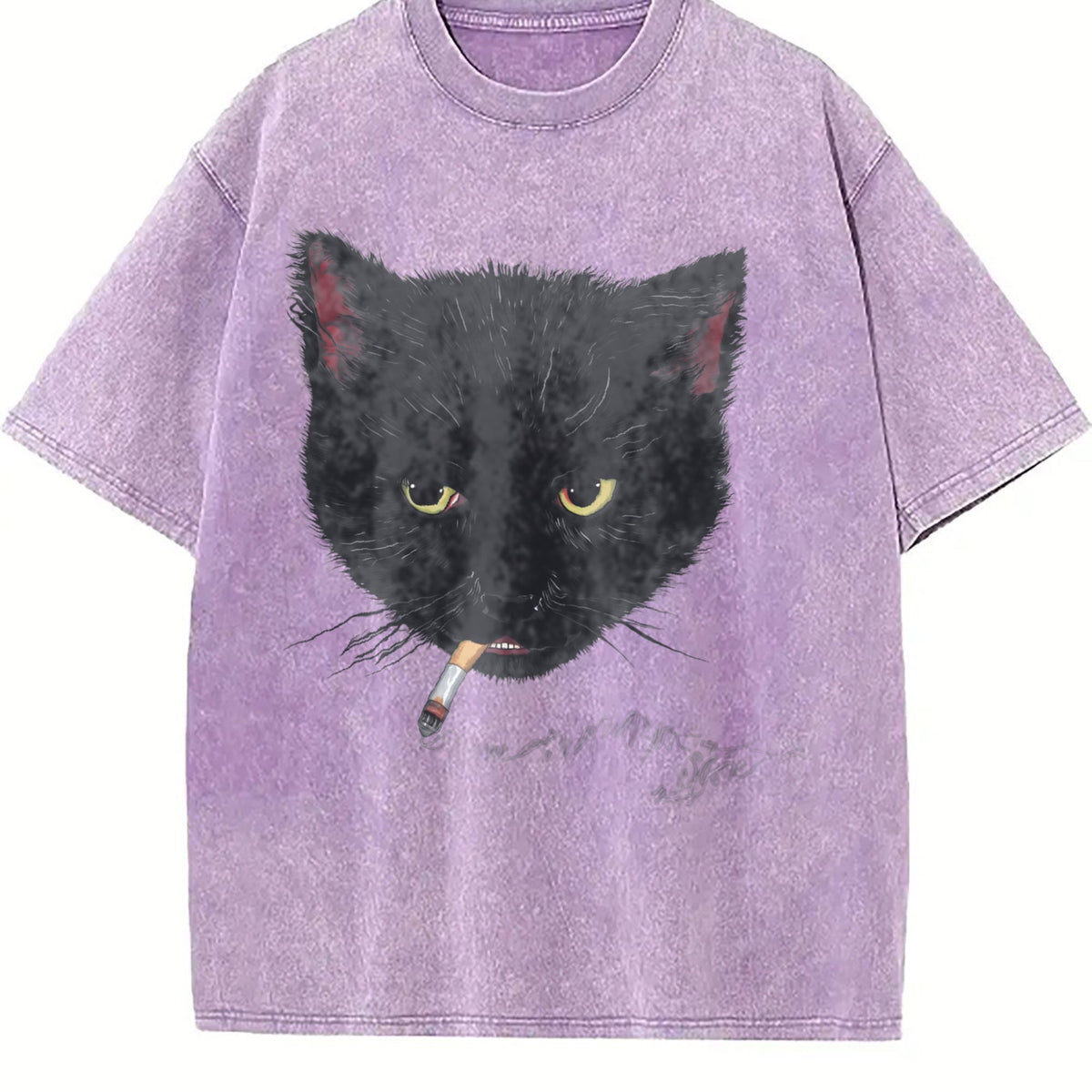 Y2K Smocking Cat Vintage Washed T-Shirt product image 6