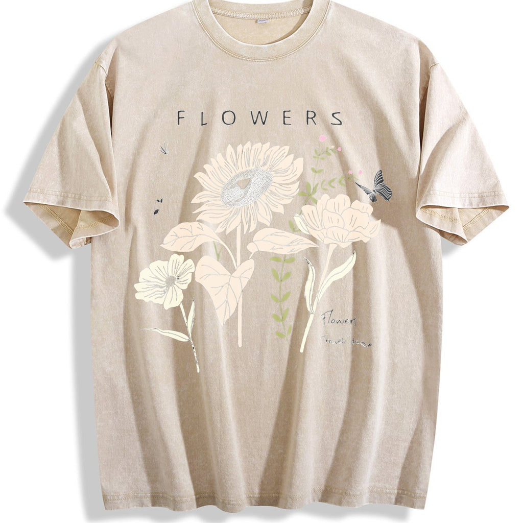Old Short-sleeved Vintage Washed T-Shirt product image 1