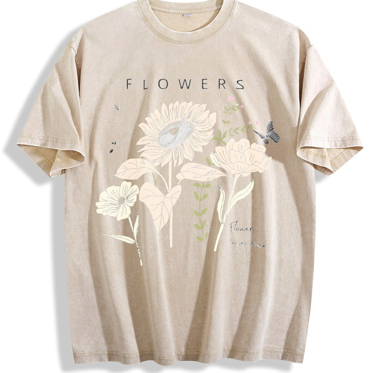 Old Short-sleeved Vintage Washed T-Shirt product image 1