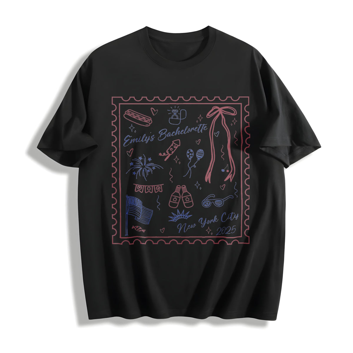4th Of July Bachelorette Cotton T-Shirt product image 1