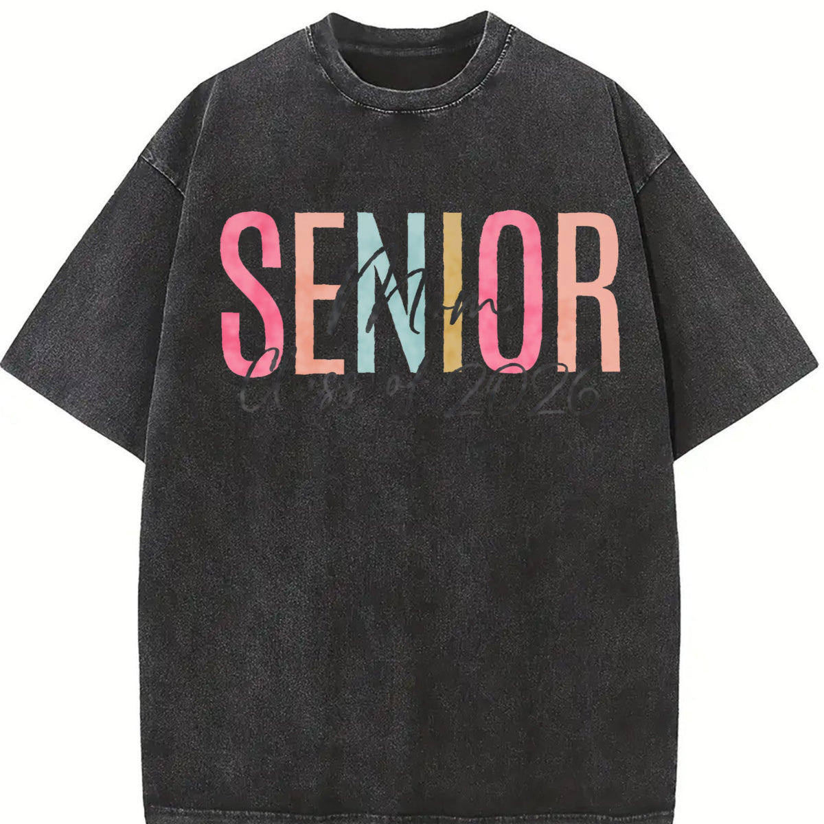 Senior Class Of 2026 Family Vintage Washed T-Shirt product image 2