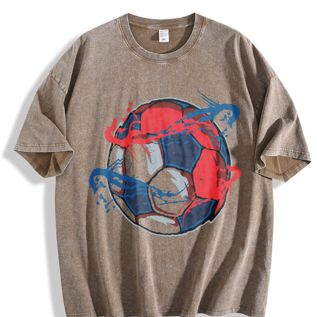 Global Soccer Fan Vintage Washed T-Shirt product image 3