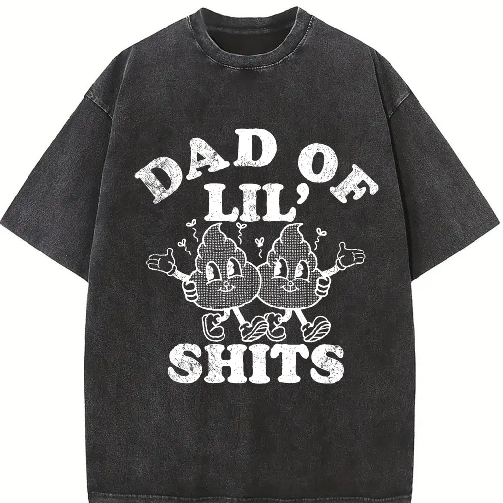 Funny Dad Of Lil Shits Sarcastic Fathers Day For Vintage product image 2