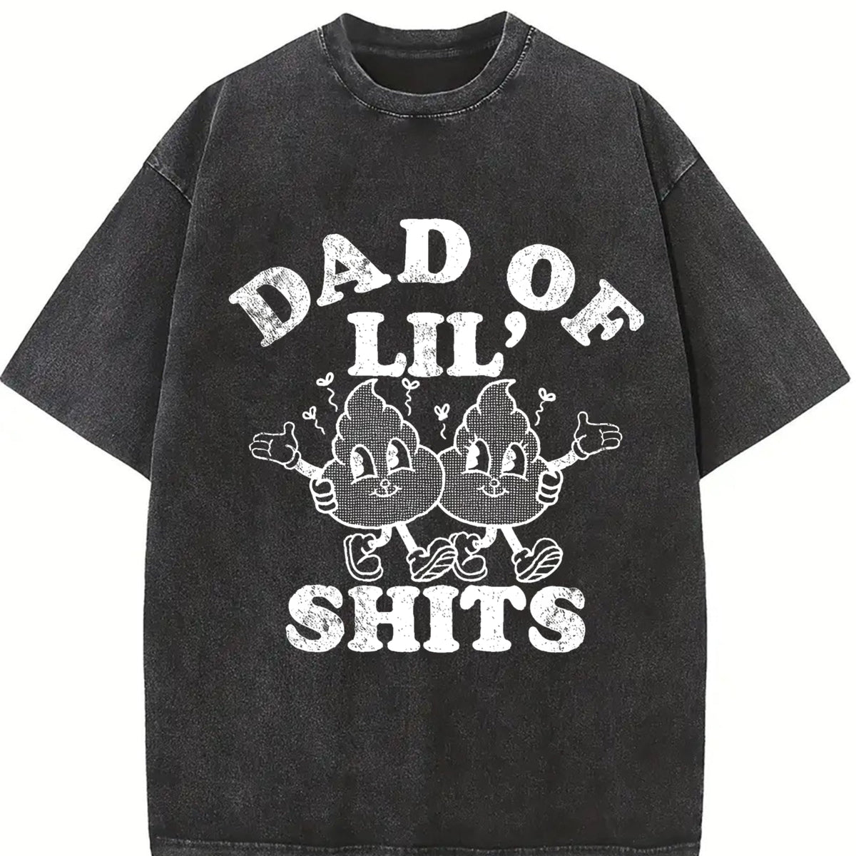 Funny Dad Of Lil Shits Sarcastic Fathers Day For Vintage product image 2