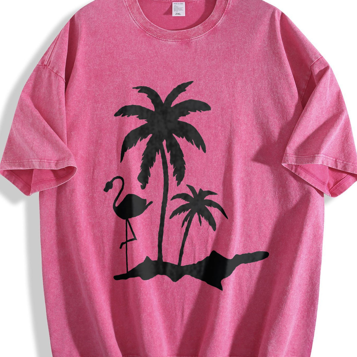 Tropical Palm Tree Vintage Washed T-Shirt product image 7