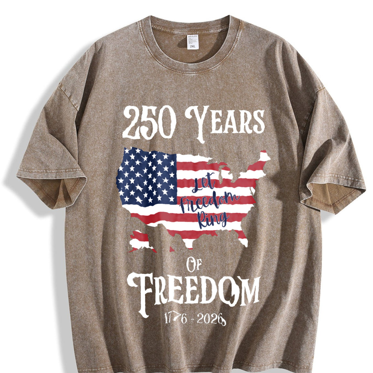 250 Years Of Freedom Vintage Washed T-Shirt product image 3