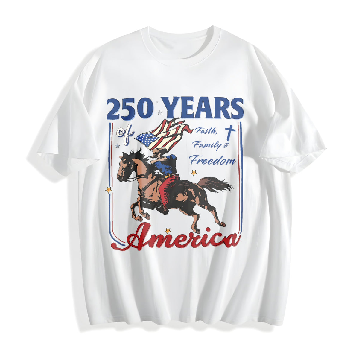 250 Years America Anniversary Cotton T-Shirt product image 2