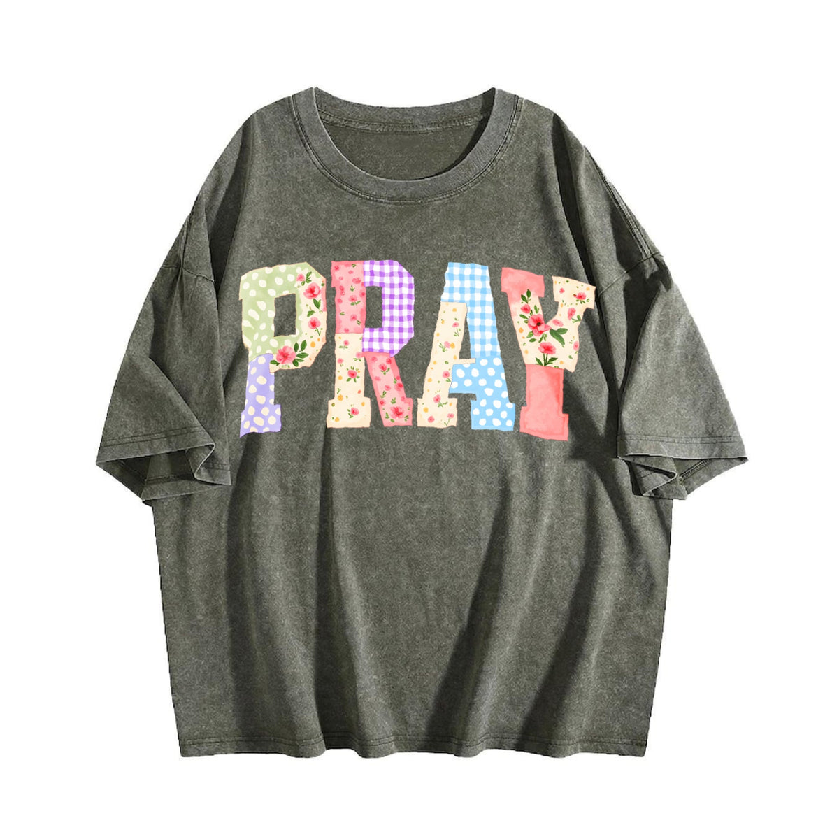Pray Christian Vintage Washed T-Shirt product image 4