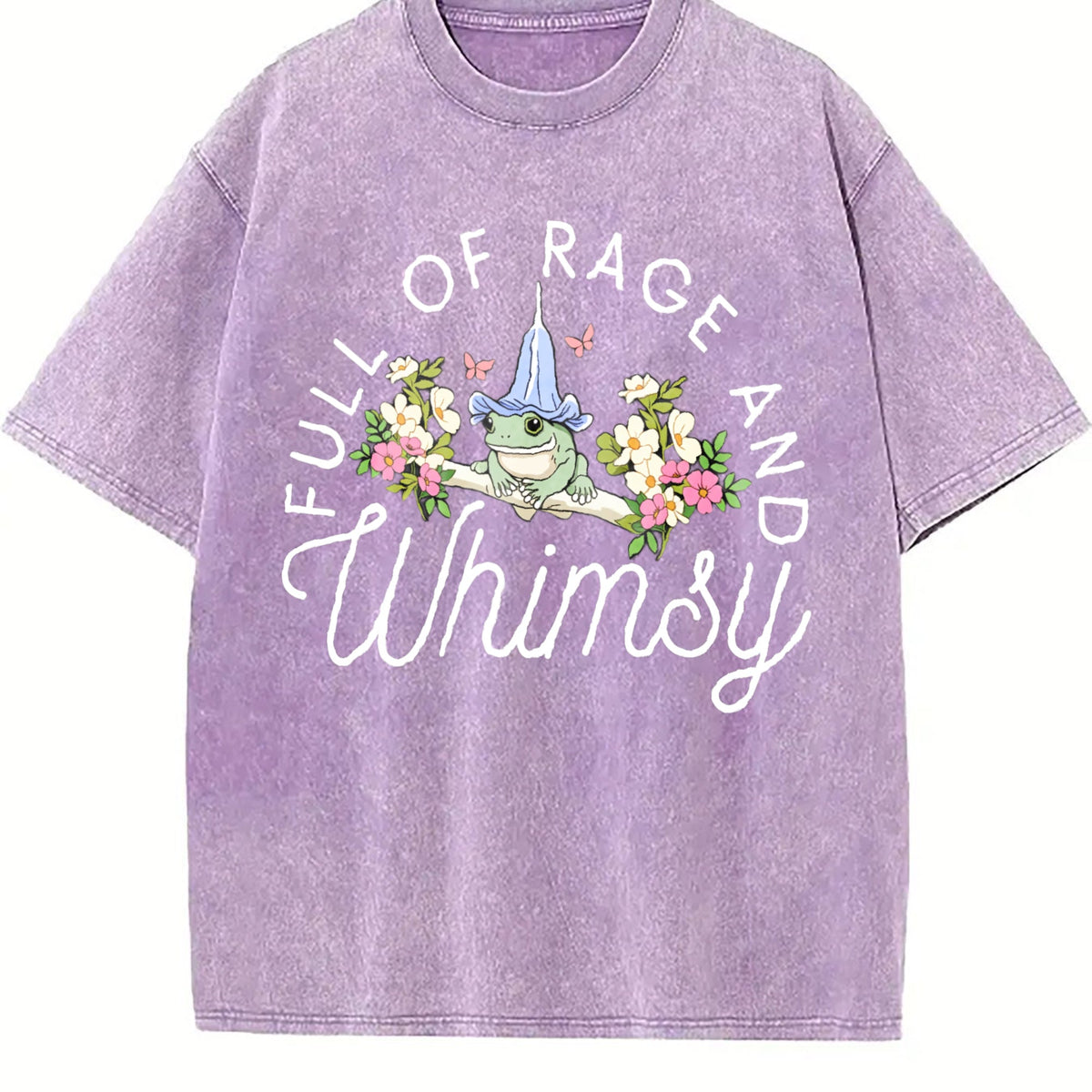 Full of Rage and Whimsy Frog Vintage Washed T-Shirt product image 6