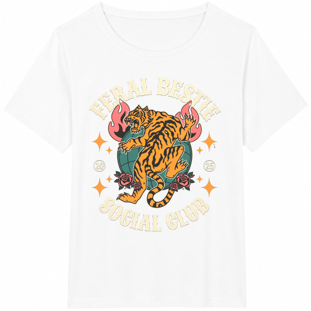 Feral Bestie Social Club Cotton T-Shirt product image 2