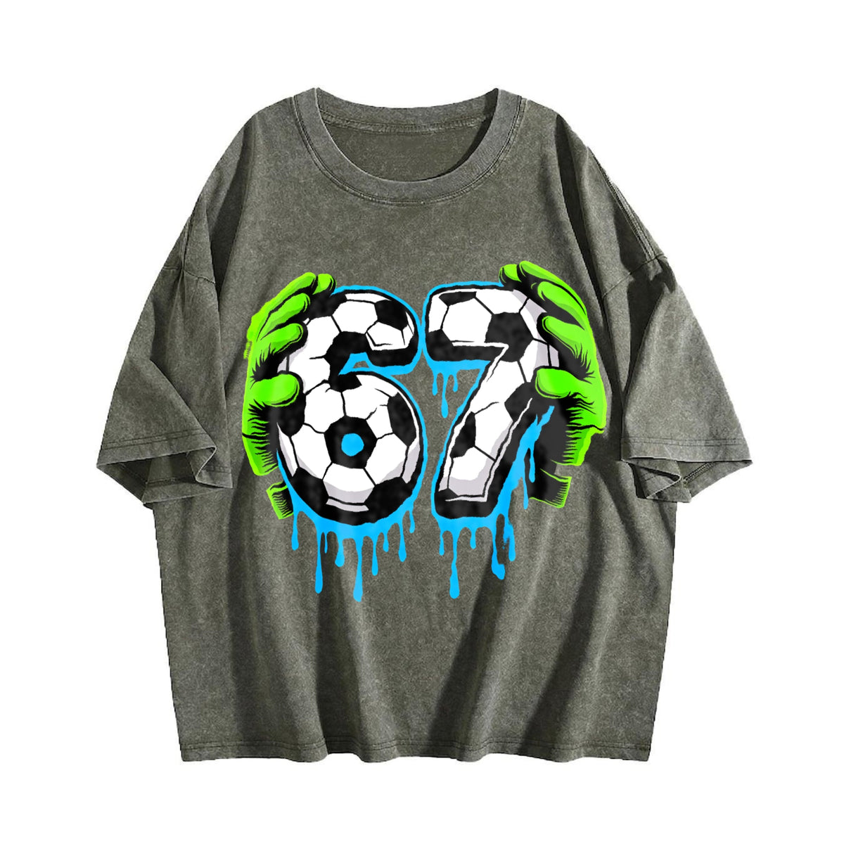 Global Soccer Fan Vintage Washed T-Shirt product image 4