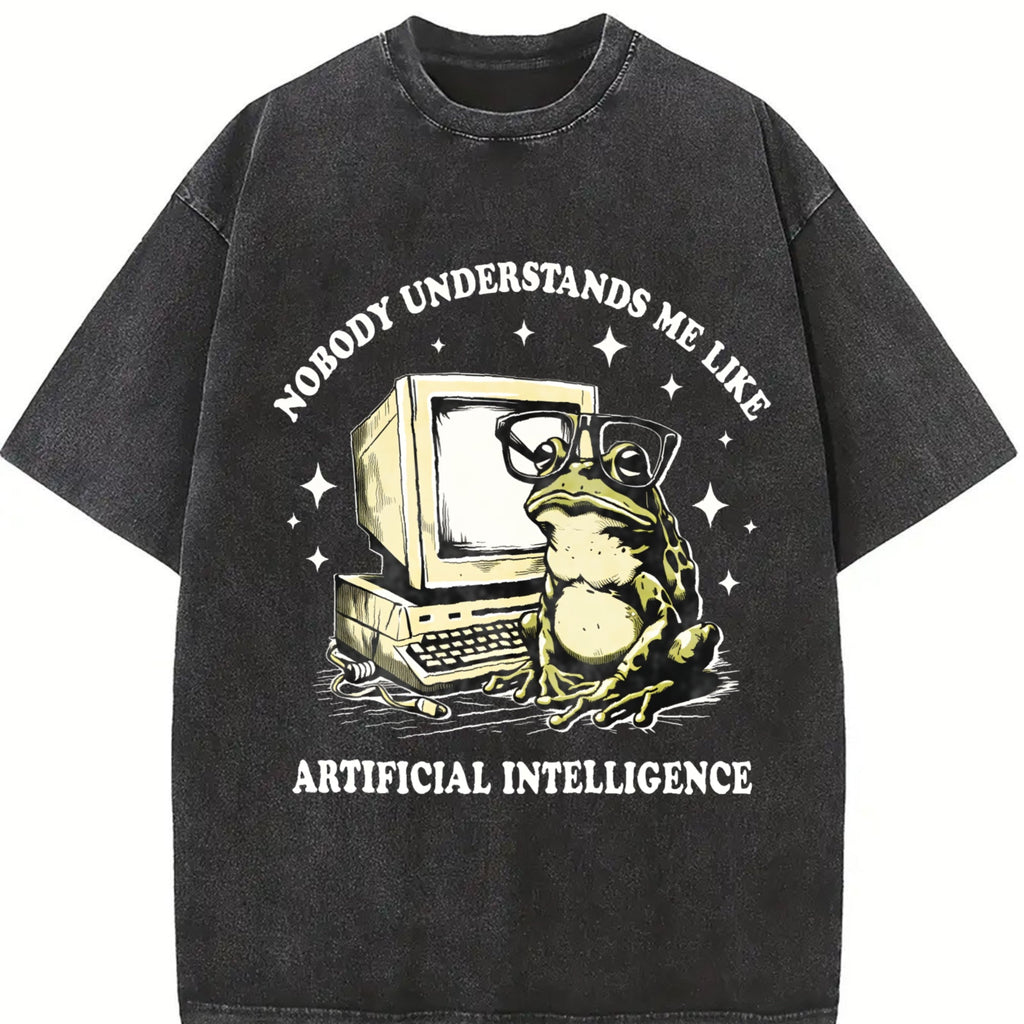 Funny Popular Ai Vintage Washed T-Shirt product image 2