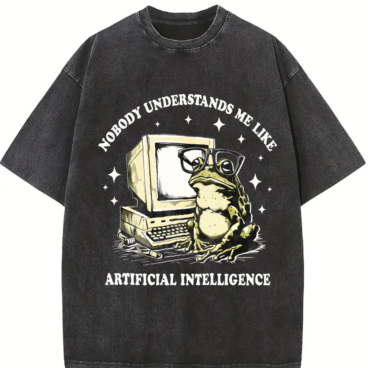 Funny Popular Ai Vintage Washed T-Shirt product image 2