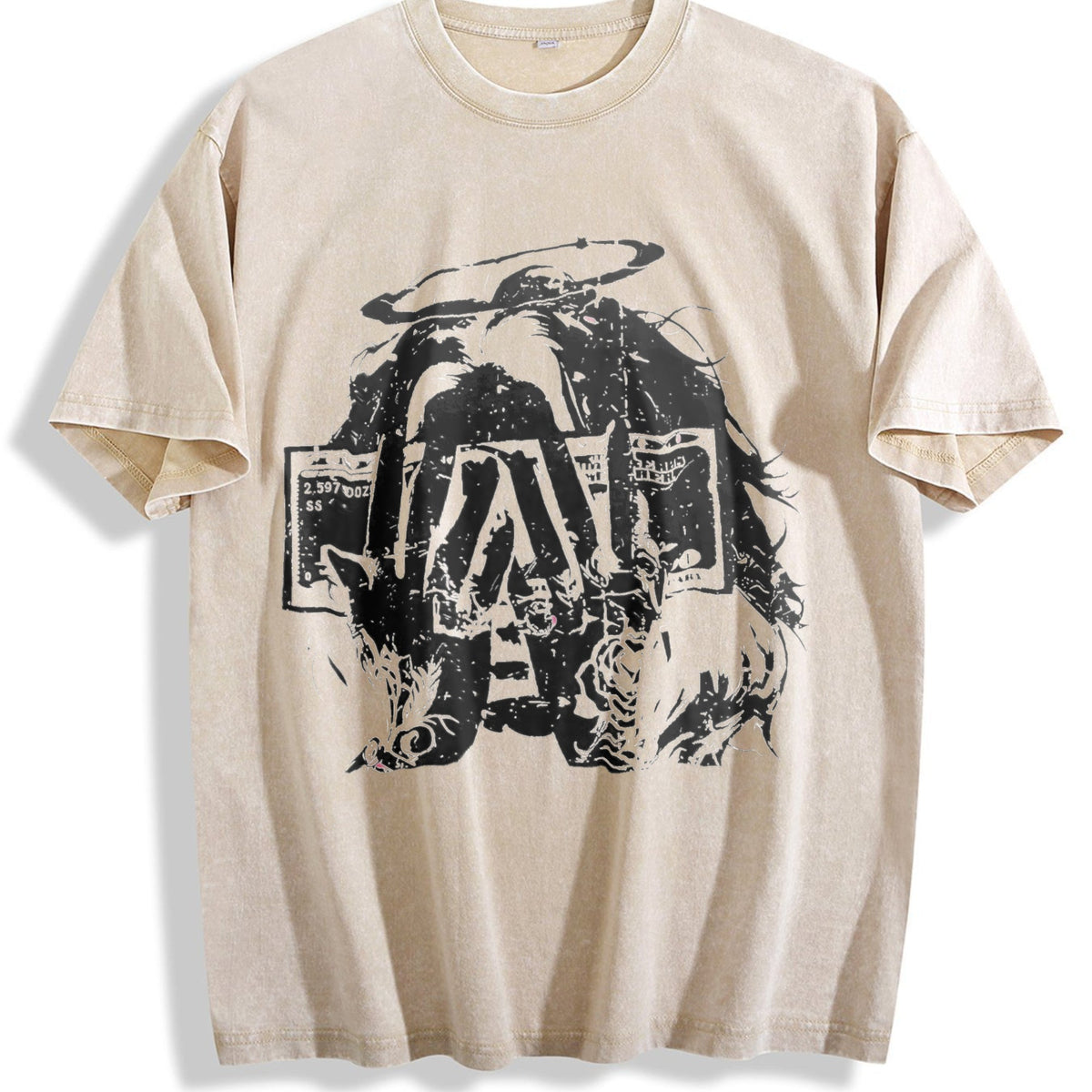 Money Angel Rose Vintage Washed T-Shirt product image 1