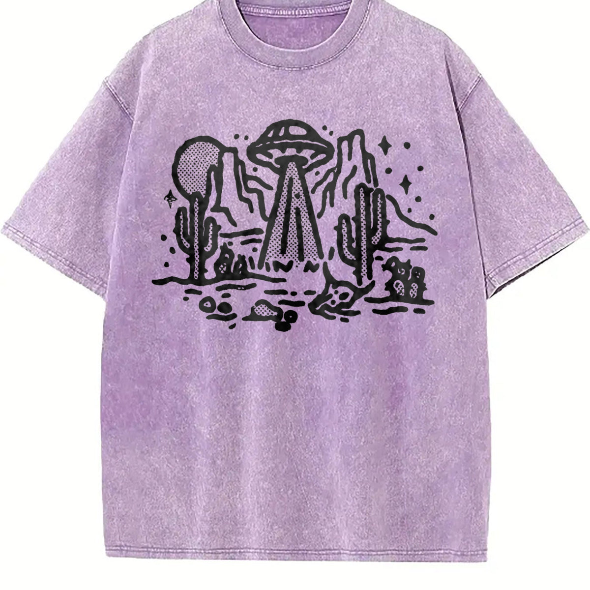 UFO Desert 90s Vintage Washed T-Shirt product image 6