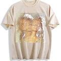 Doll Double Exposure Portrait Vintage Washed T-Shirt product image 1