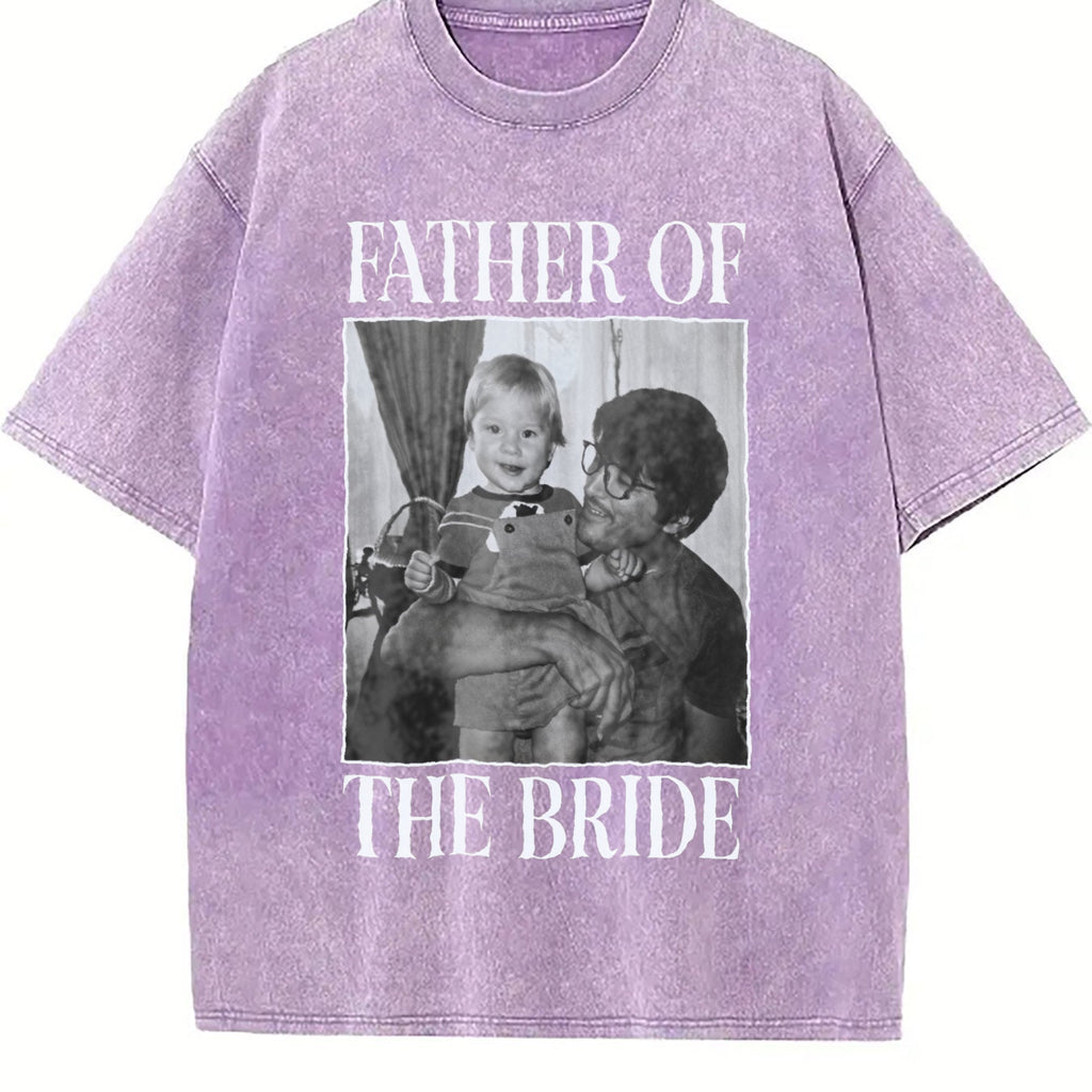 Father Of The Bride Vintage Washed T-Shirt product image 6