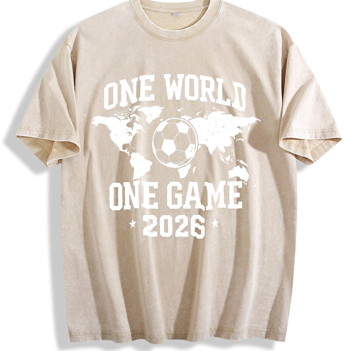 Global Soccer Fan Vintage Washed T-Shirt product image 1