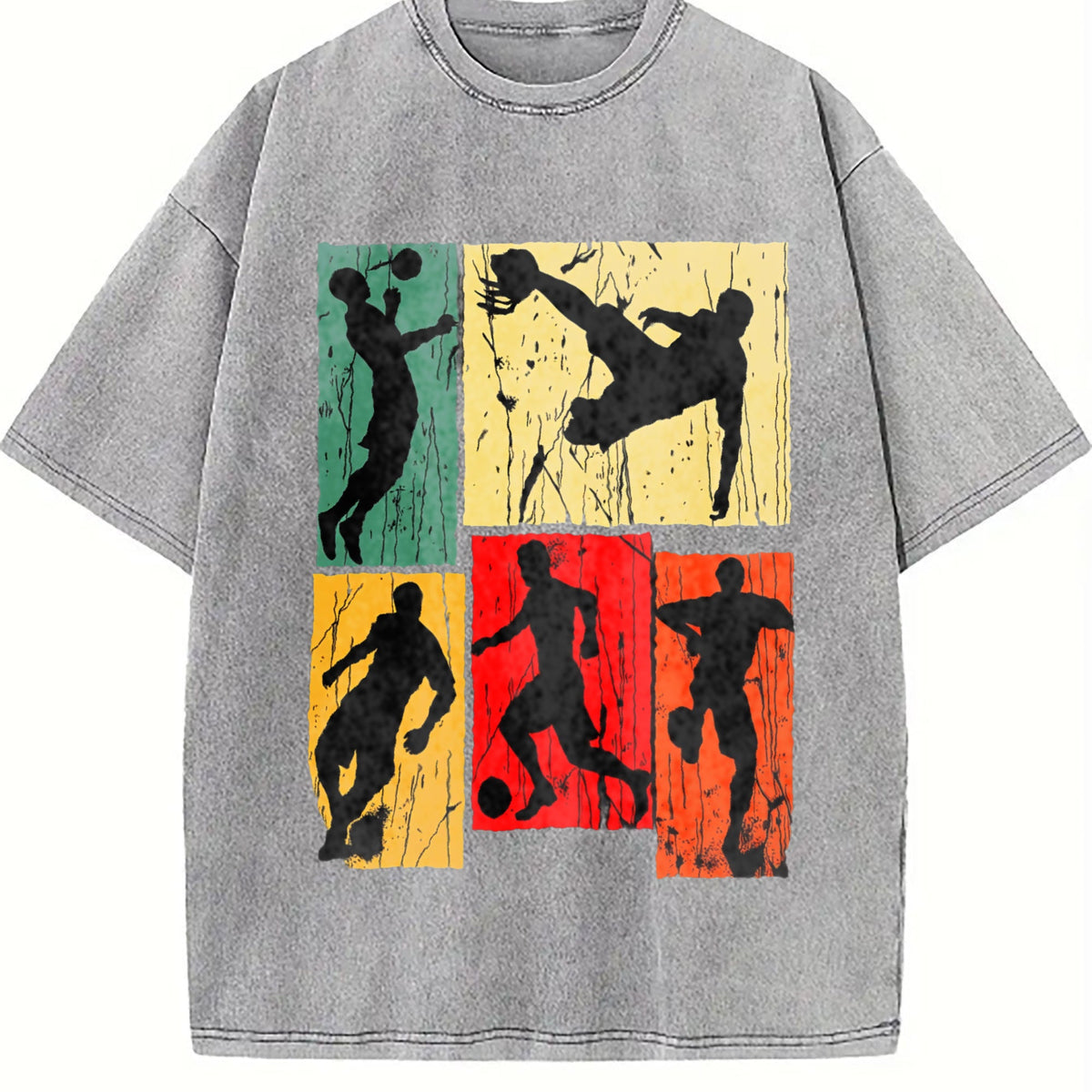 Global Soccer Fan Vintage Washed T-Shirt product image 5