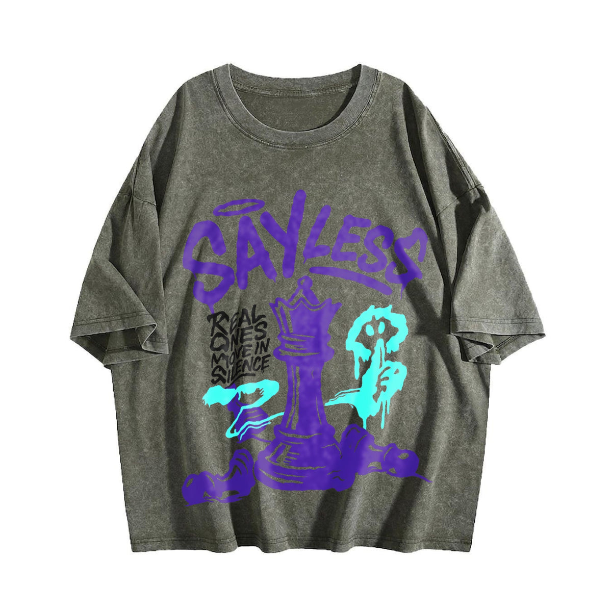 Funny Purple Grape Team Hip-hop Vintage Washed T-Shirt product image 4