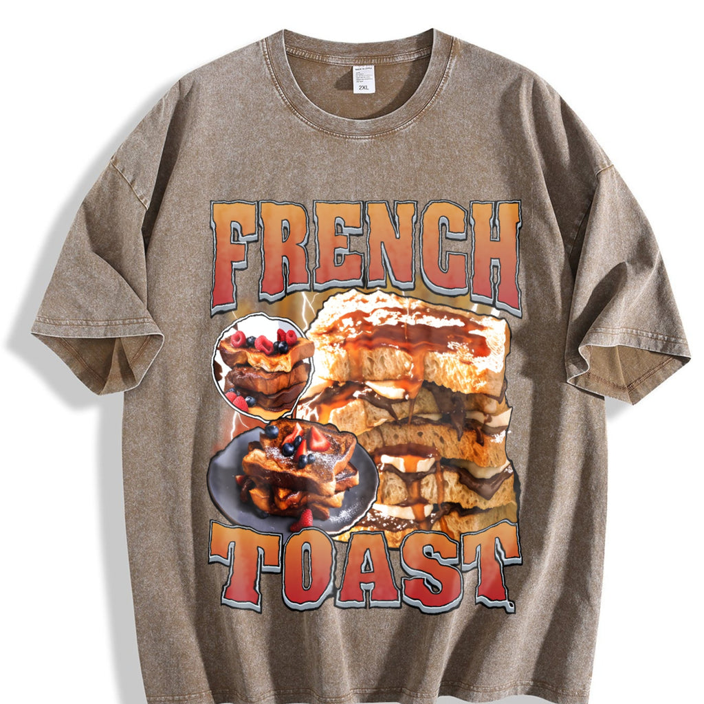 French Toast Bootleg Rap Vintage Washed T-Shirt product image 3