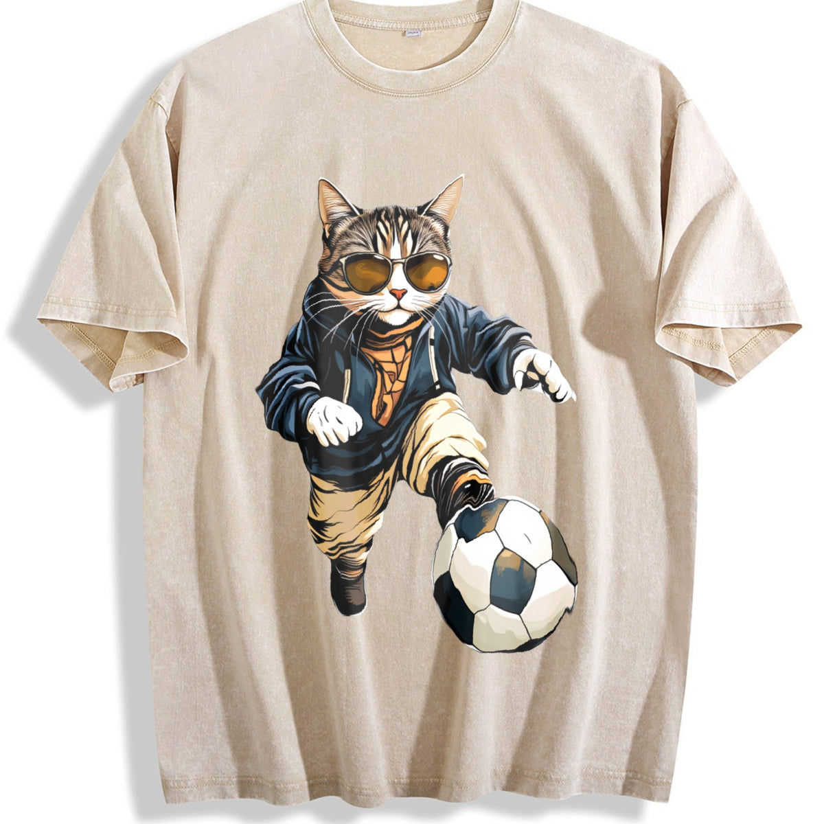 Global Soccer Fan Vintage Washed T-Shirt product image 1