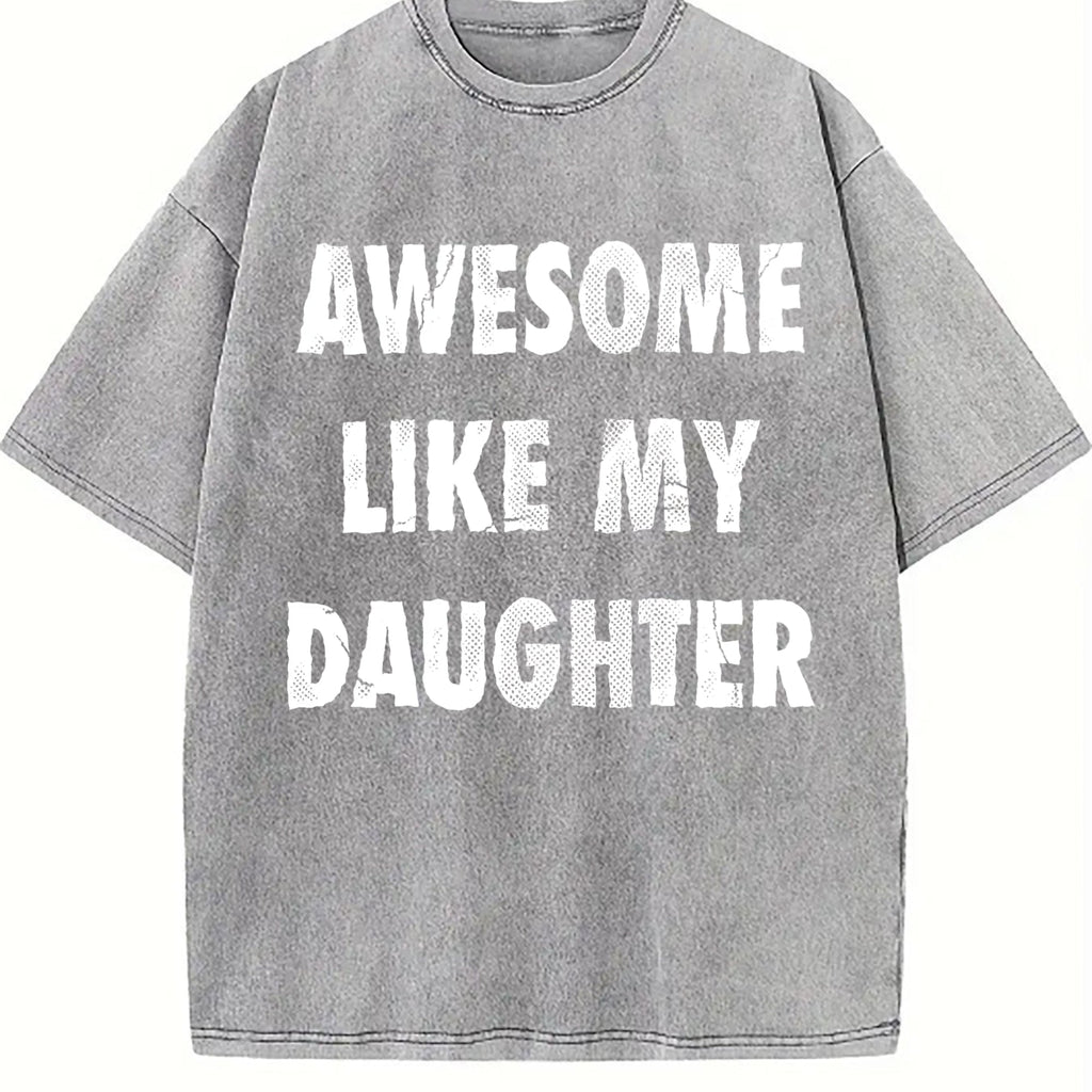 Awesome Like My Daughter Funny Fathers Day Dad Vintage product image 5
