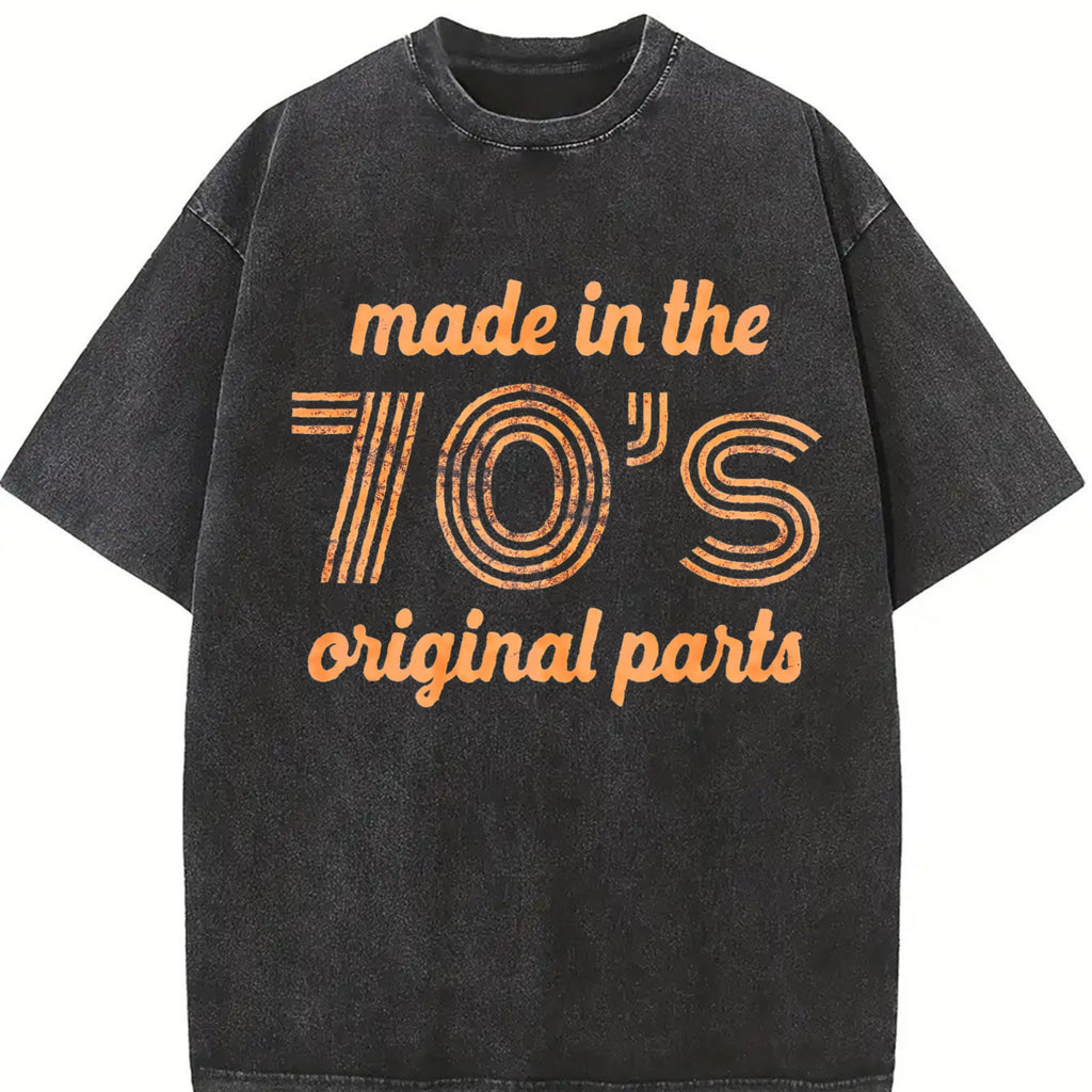 Made In The 70s Original Parts Funny Age Birthday Vintage product image 2