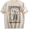 Fatherhood Dad Funny Skeleton First Time Vintage Washed product image 1
