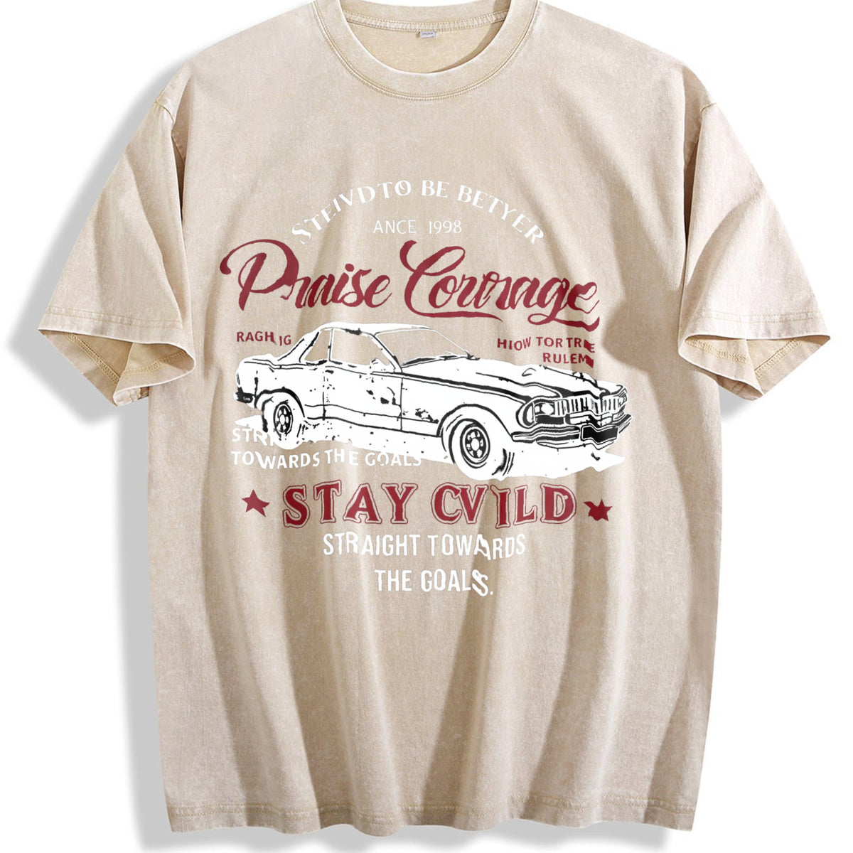 Race Car Praise Courage Stay Wild Racing Letter White product image 1