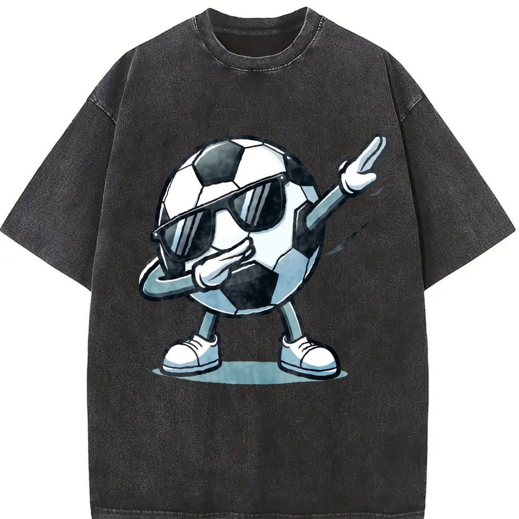 Global Soccer Fan Vintage Washed T-Shirt product image 2
