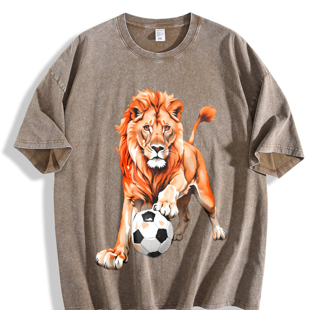 Global Soccer Fan Vintage Washed T-Shirt product image 3