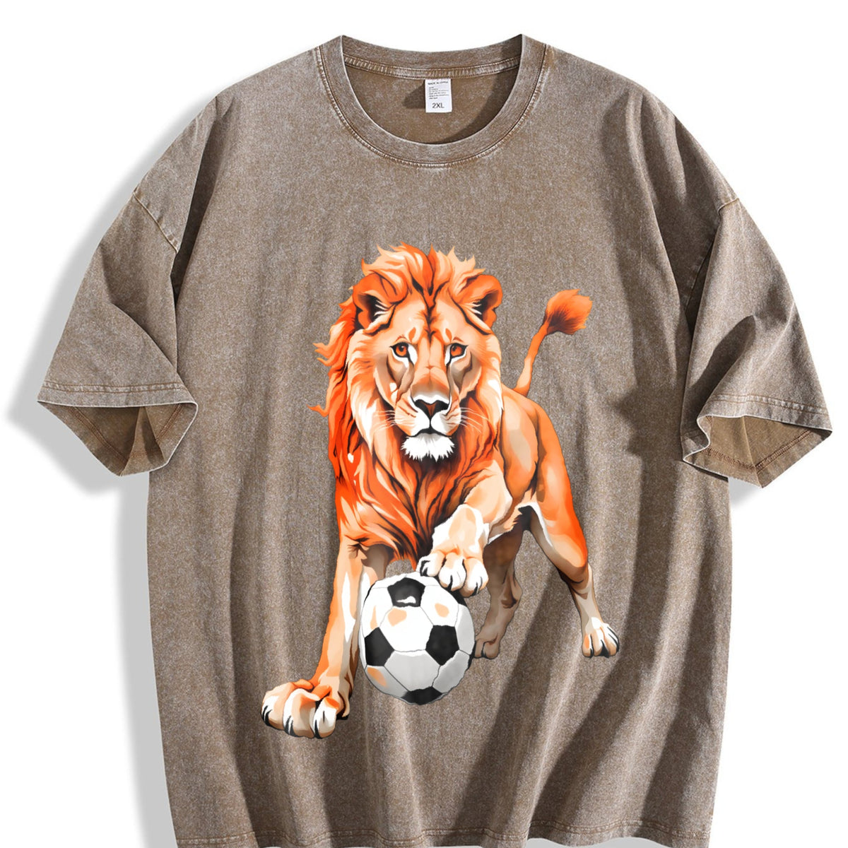 Global Soccer Fan Vintage Washed T-Shirt product image 3