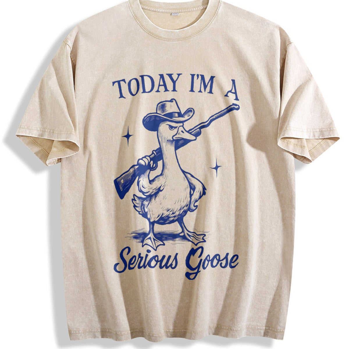 Funny Goose Today I'm A Serious Vintage Washed T-Shirt product image 1