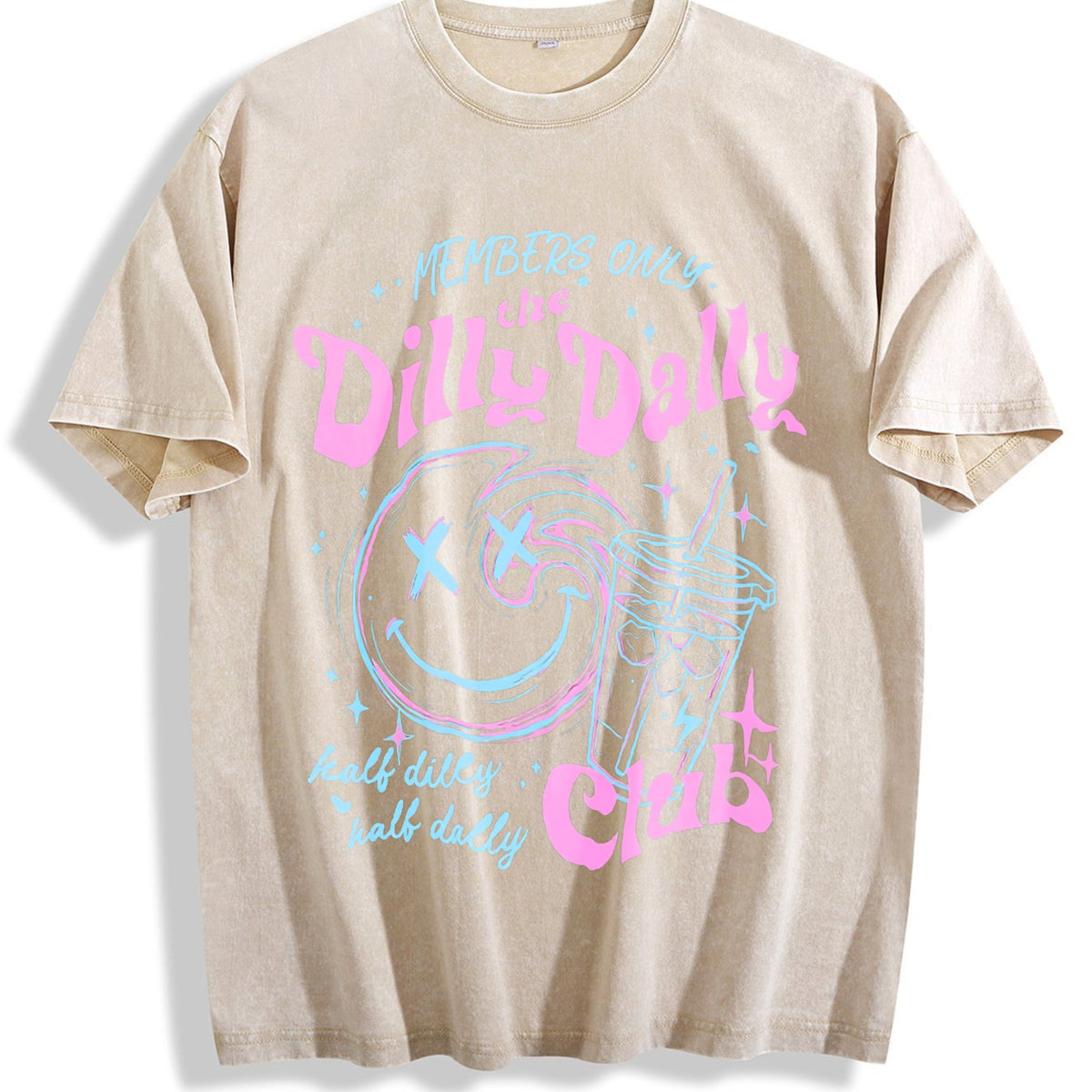 Dilly Dally Club Vintage Washed T-Shirt product image 1