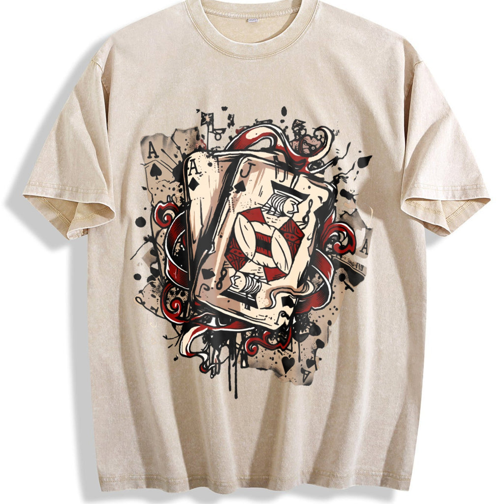 Ace Of Spades Vintage Washed T-Shirt product image 1