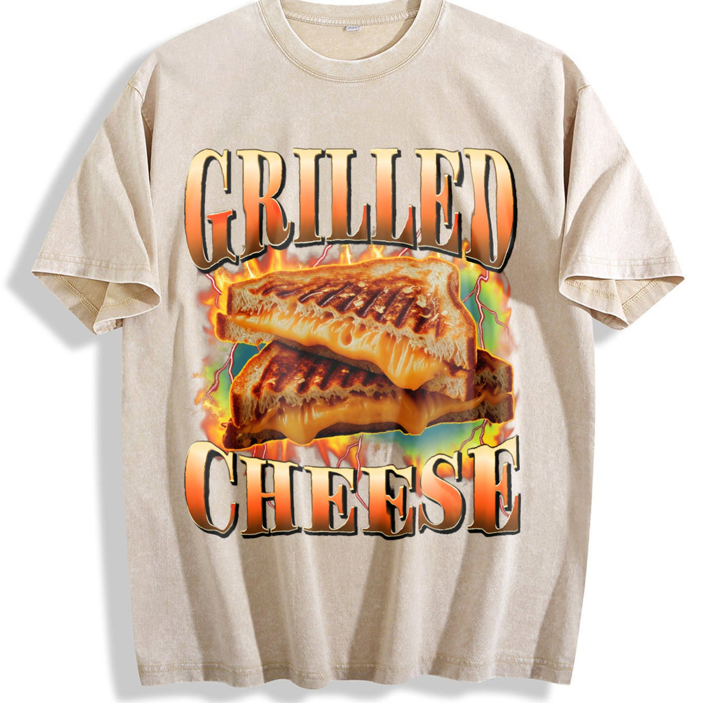 Grilled Cheese Vintage Washed T-Shirt product image 1