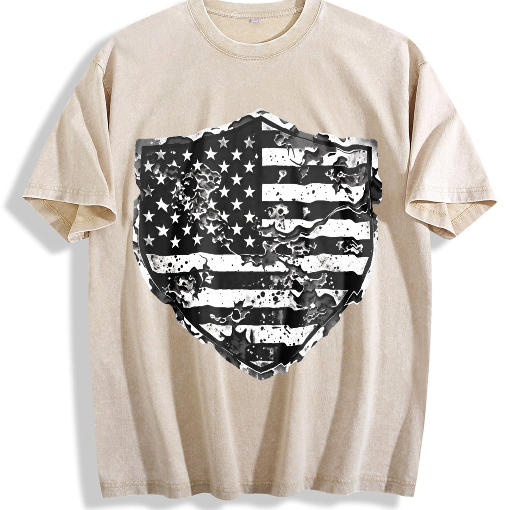 The Explorer & Grunge Fan: Shield With Flag Motif Vintage product image 1