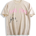 Pink Tape Gothic Letter & Demon Drawstring Shorts Vintage product image 1